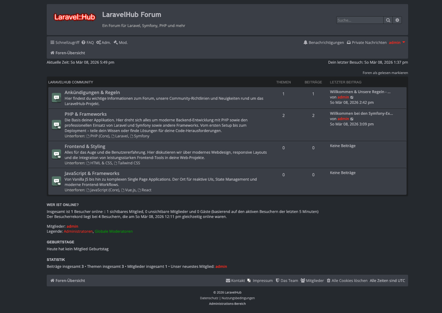 LaravelHub Forum Bild 1